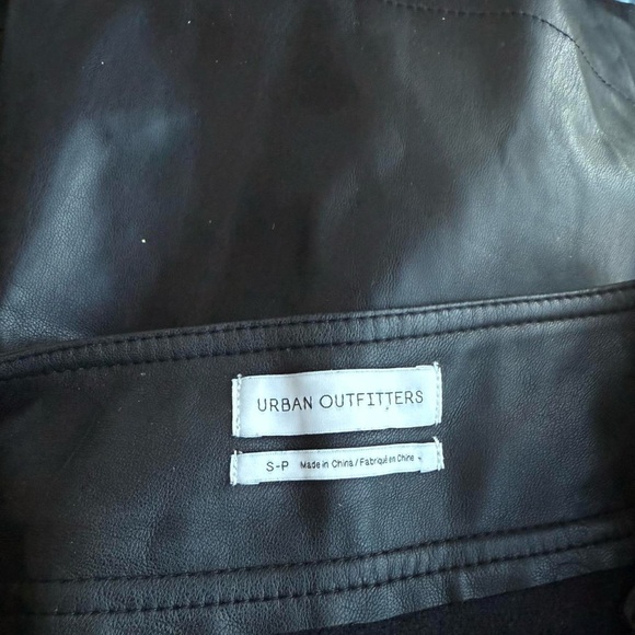 Urban outfitters Black Faux Leather Skirt with Buckle Detail - Picture 4 of 4